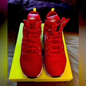 Zumba Air Funk tennis shoes.